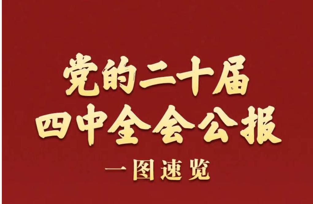 理論學習 | 黨的二十屆四中全會公報一圖速覽